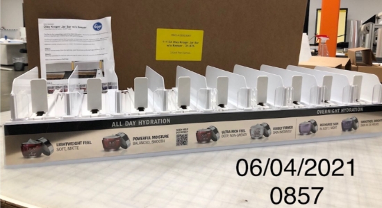 Picture of Olay 31" Jar Bar Riser - Kroger
