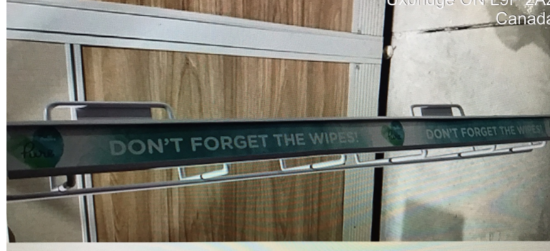Picture of Pampers Wipes rack London Drug