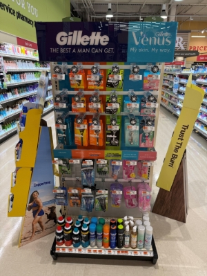 Picture of Hannaford Gillette and Venus House of Grooming Endcaps